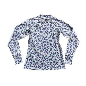Vector Classic Leopard Light Blue Base Layer Top XL ACC30107 New